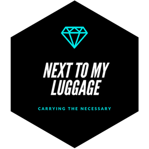 next to my luggage