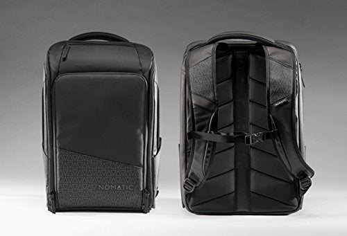 NOMATIC Backpack- Slim Black Water Resistant Anti-Theft 20L Laptop Bag RFID Protected