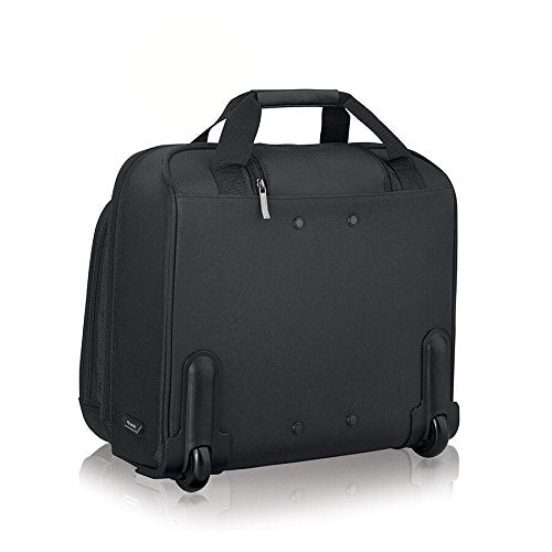 Solo New York Bryant Rolling Laptop Bag. Rolling Briefcase for Women and Men. Fits up to 17.3 inch laptop - Black