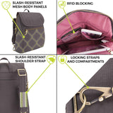 Travelon Anti-theft Signature Slim Backpack, Black