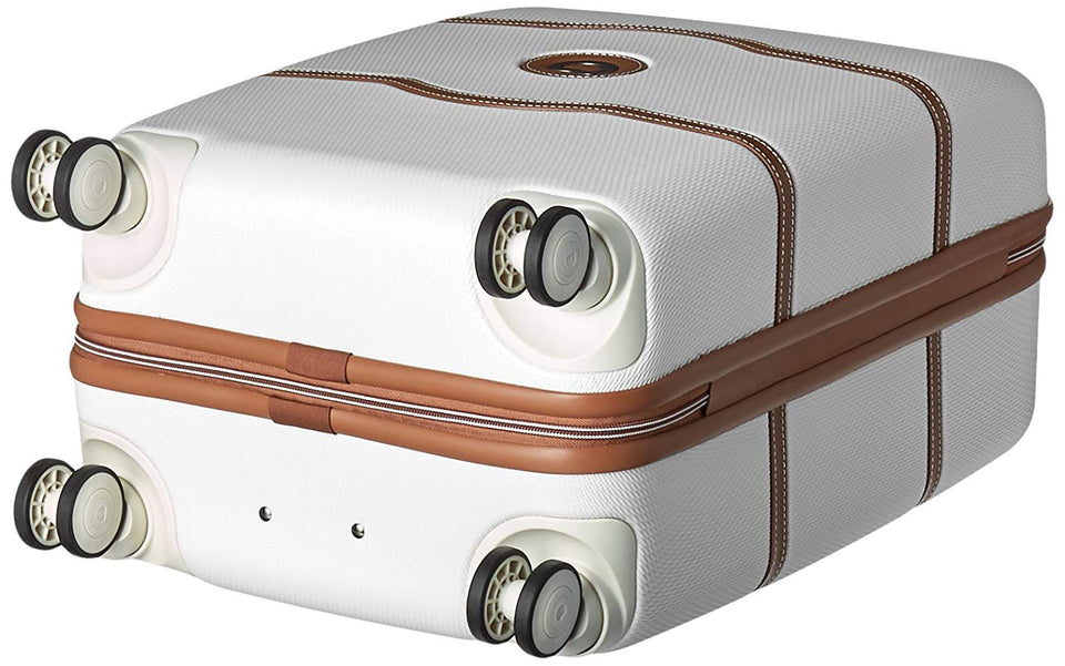 DELSEY Paris Luggage Chatelet Hard+ Carry On Spinner Suitcase Hardcase with Lock, Champagne