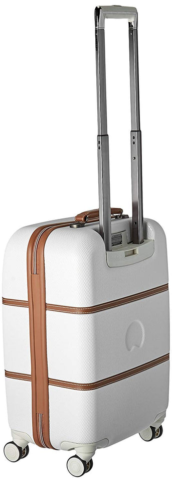DELSEY Paris Luggage Chatelet Hard+ Carry On Spinner Suitcase Hardcase with Lock, Champagne