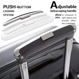 COOLIFE Luggage Expandable(only 28") Suitcase PC+ABS Spinner Built-in TSA Lock 20in 24in 28in Carry on