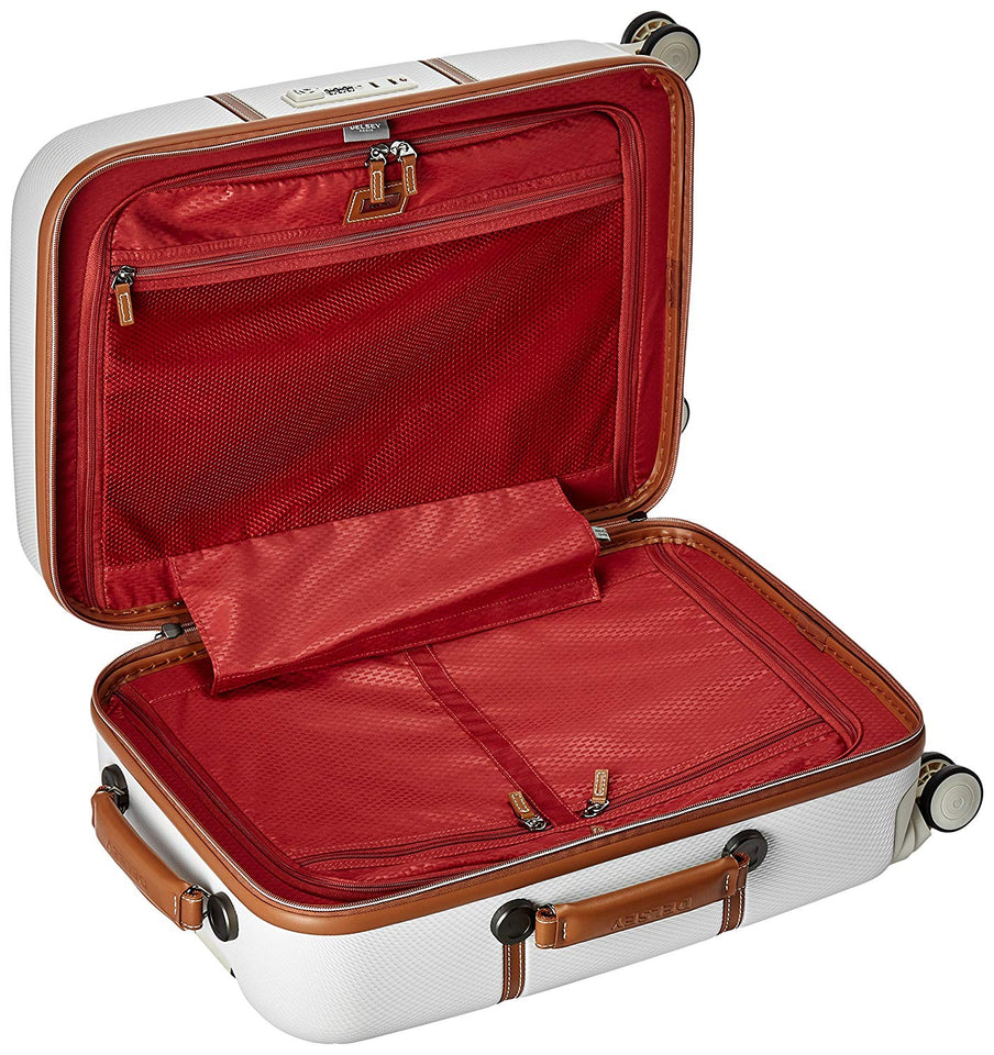 DELSEY Paris Luggage Chatelet Hard+ Carry On Spinner Suitcase Hardcase with Lock, Champagne